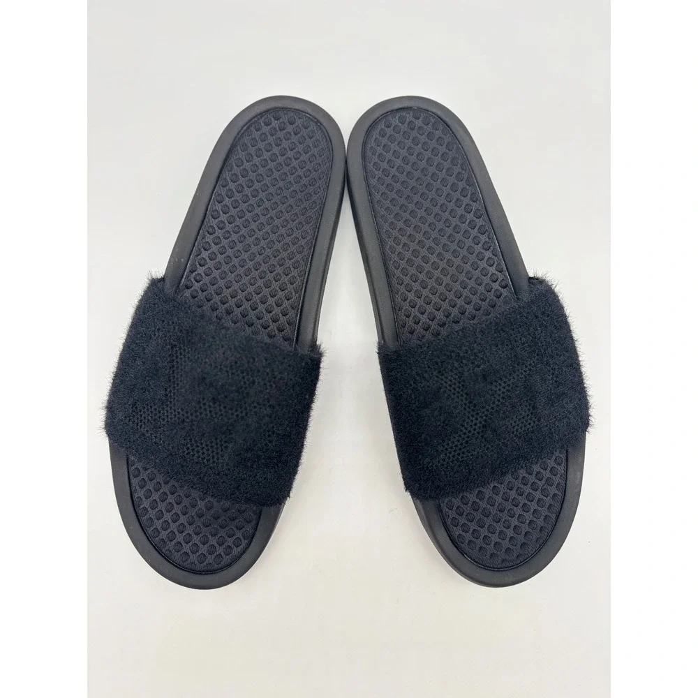 APL Athletic Propulsion Labs TechLoom Slide Black Fuzzy Mens 13 0819XC